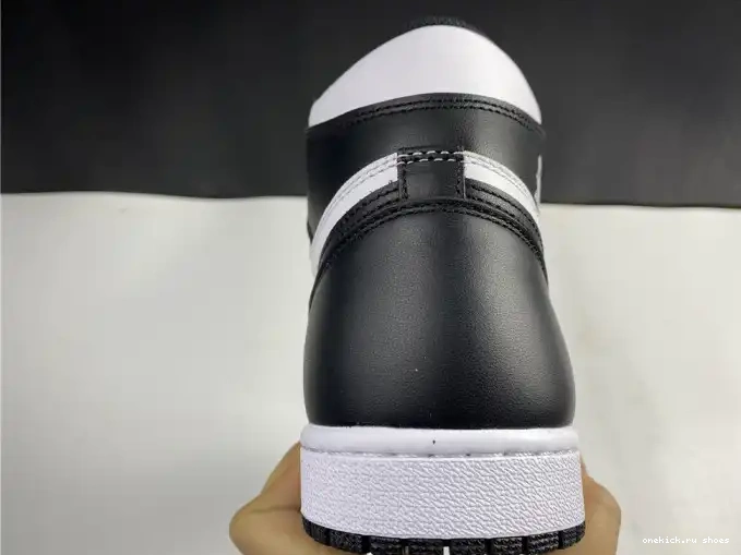Cheap (2014) Retro Jordan Black White 555088-010 Air 1 0429
